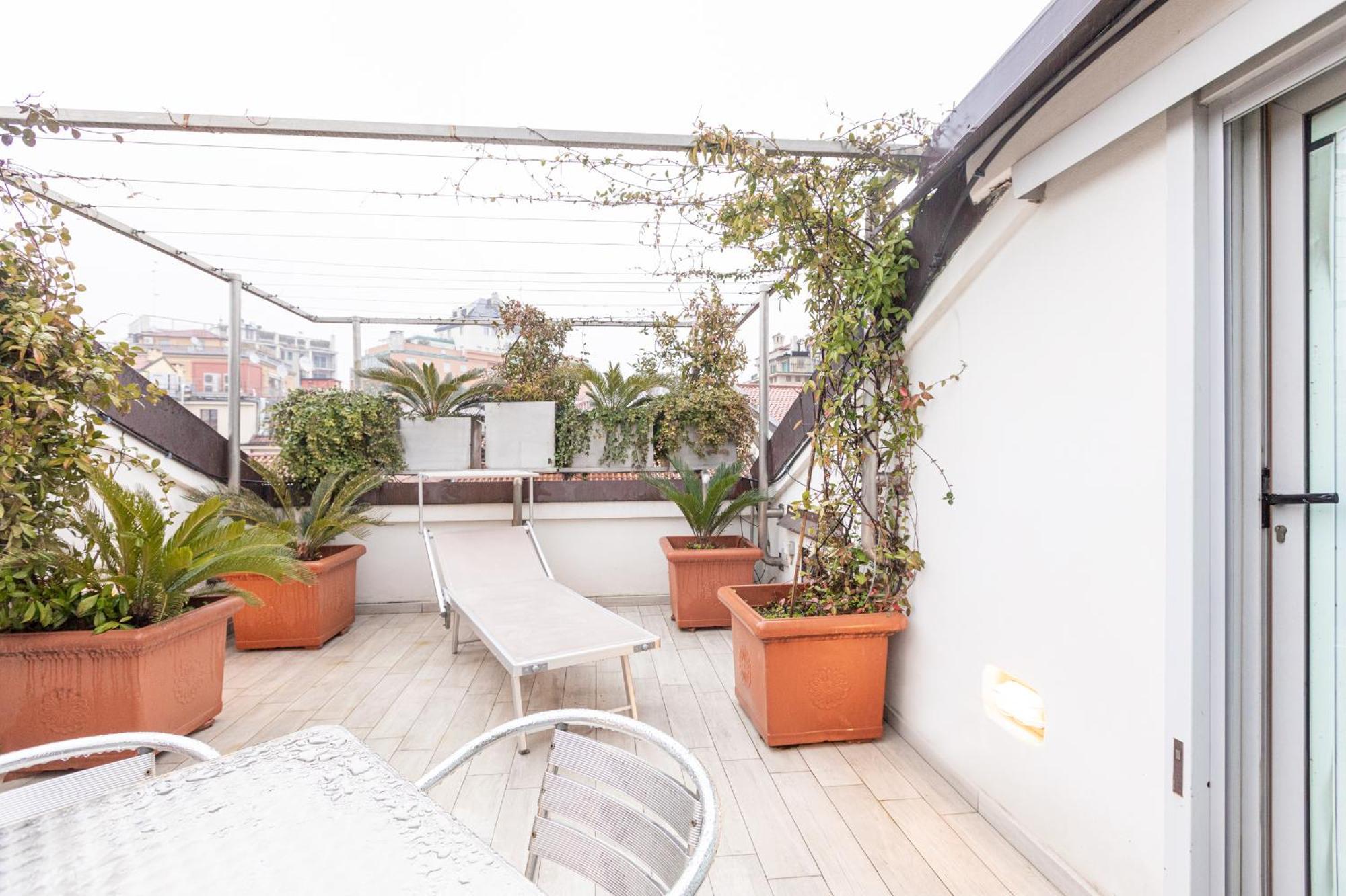 Monte Napoleone Split-Level Terrace Apartment - Top Collection 밀라노 외부 사진